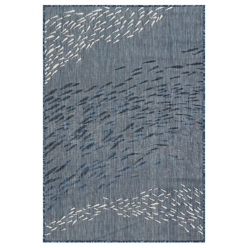Liora Manne Carmel School Of Fish Indoor/Outdoor Area Rug
