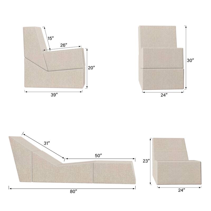 Slumber Solutions Comfort Lounger - 3 Color Options