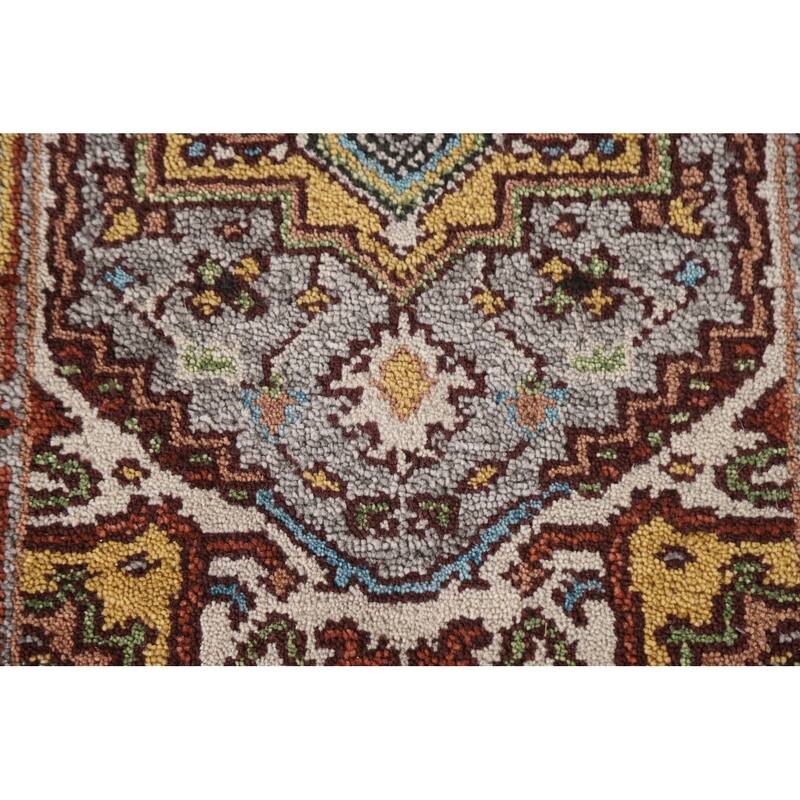 Gray Heriz Serapi Oriental Rug Handmade Wool Carpet - 2'0"x 3'0"