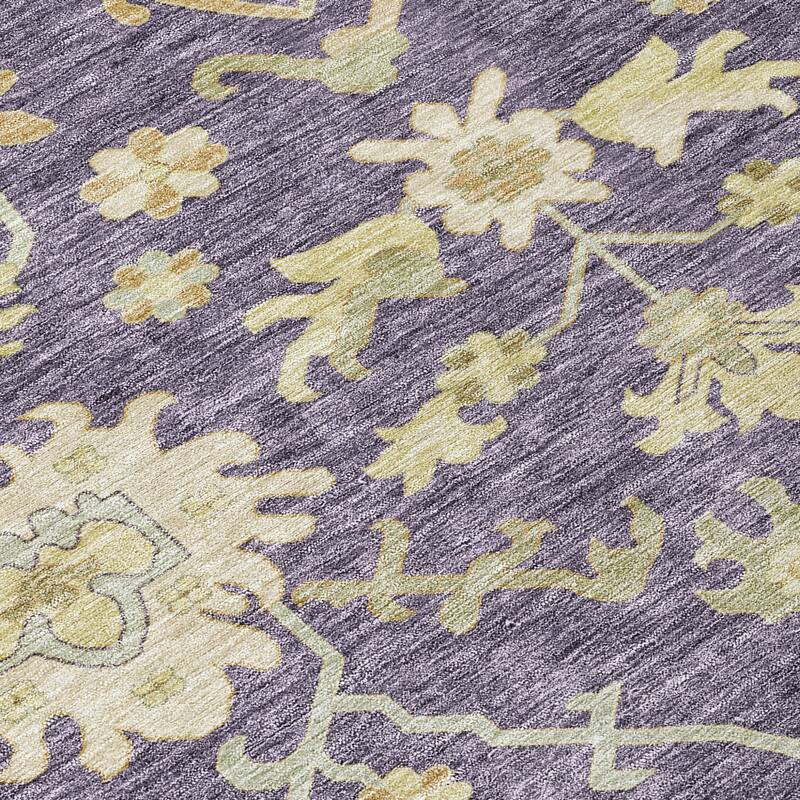 HomeRoots Floral Traditional Rectangle Outdoor Rug