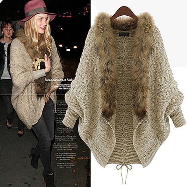 fur sweater for girls