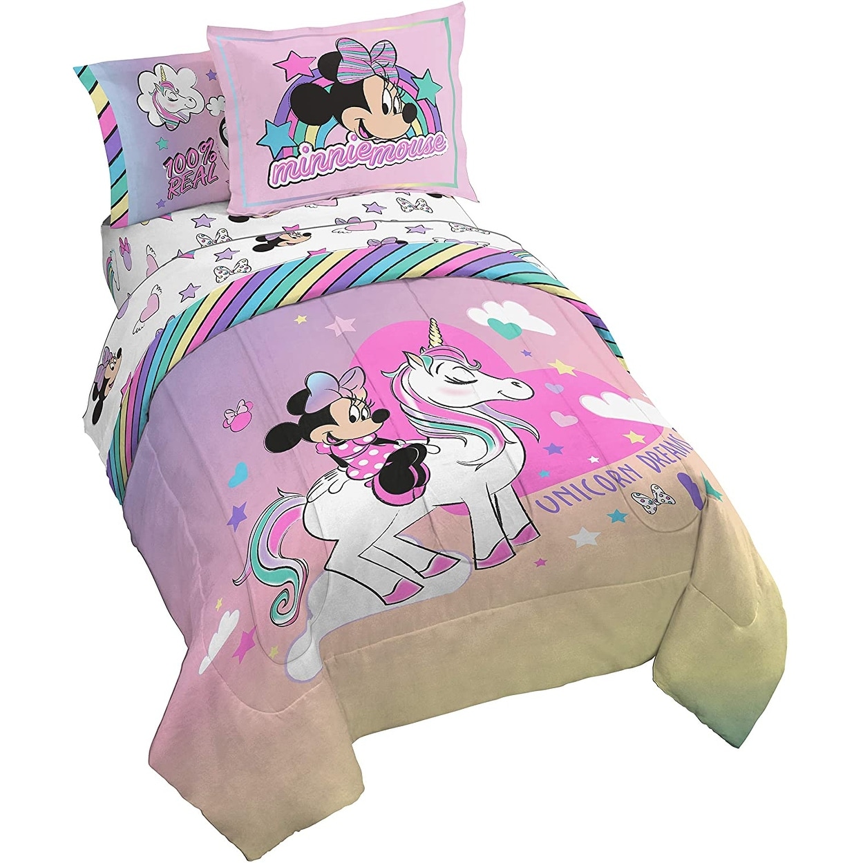 Minnie Mouse Bowtique Unicorn Dreams Full Bed Set Bed Bath Beyond 35365654