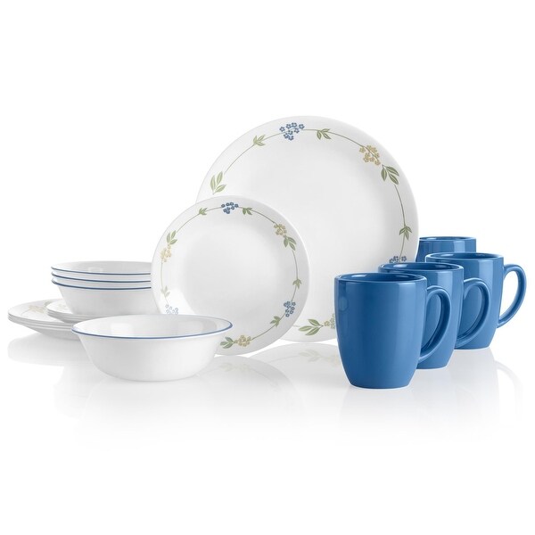 Shop Corelle Livingware 32 Pc Set Service For 8 Secret Garden On Sale Overstock 30648523