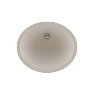 Lexicon Platinum V210 Quartz Composite Oval Vanity Sink - Galaxy Beige