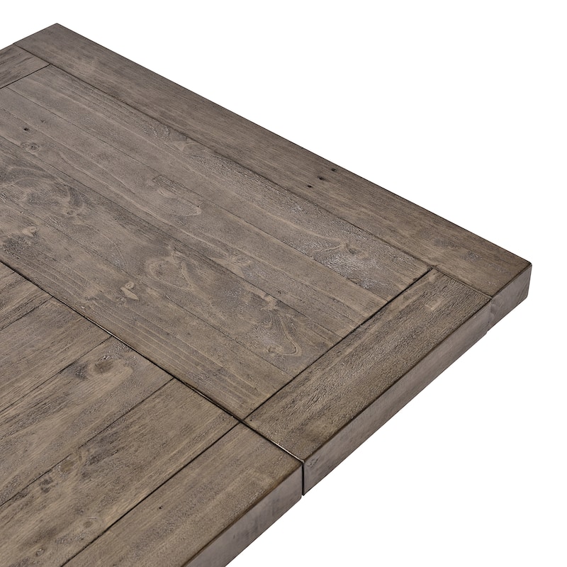 Kasey Reclaimed Pine Extension 84"-114" Dining Table by Kosas Home