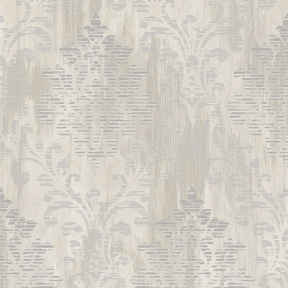 Galerie Wallcoverings Metallic FX Modern Damask Non-woven Metallic Finish Wallpaper Roll