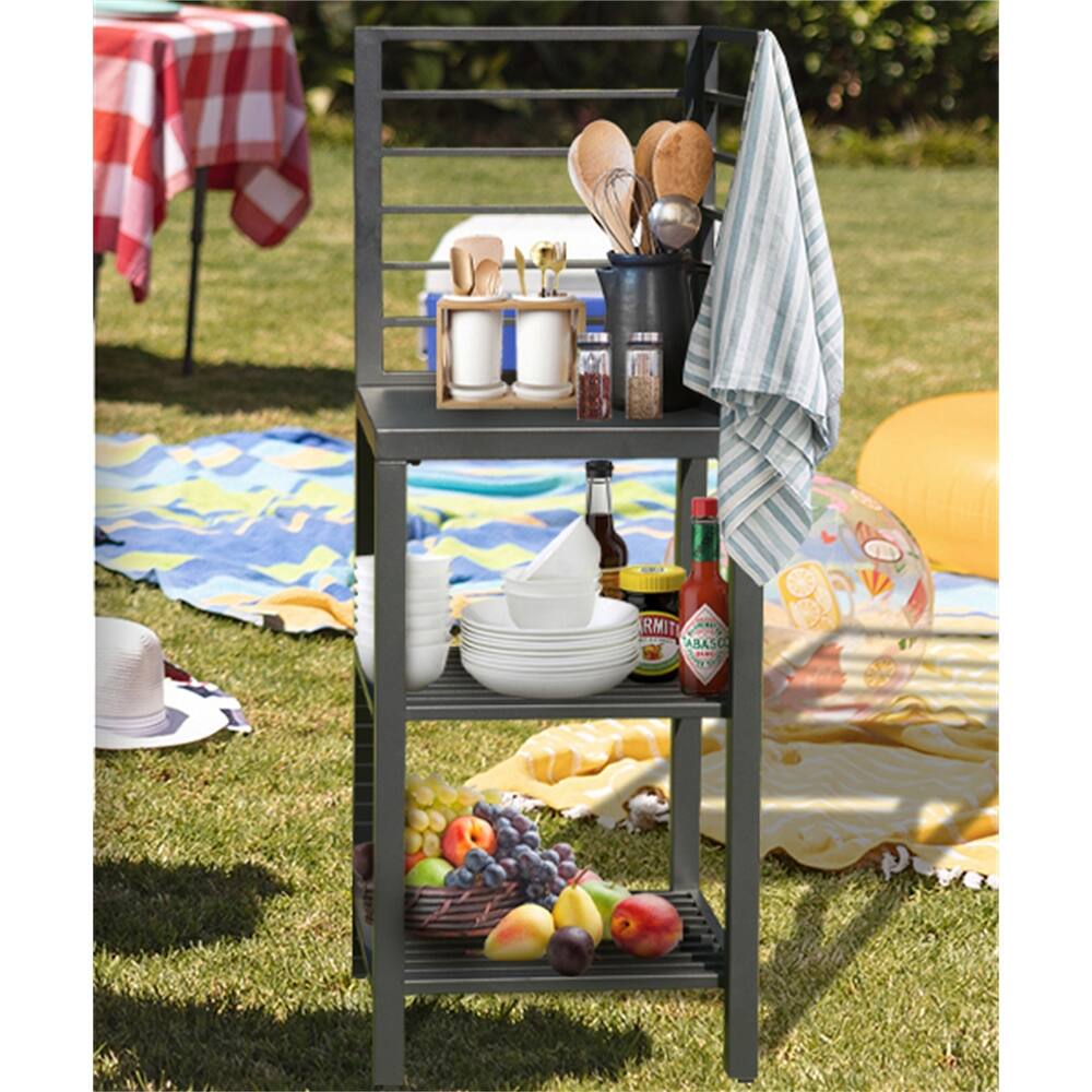 Outdoor Kitchen Island with Storage