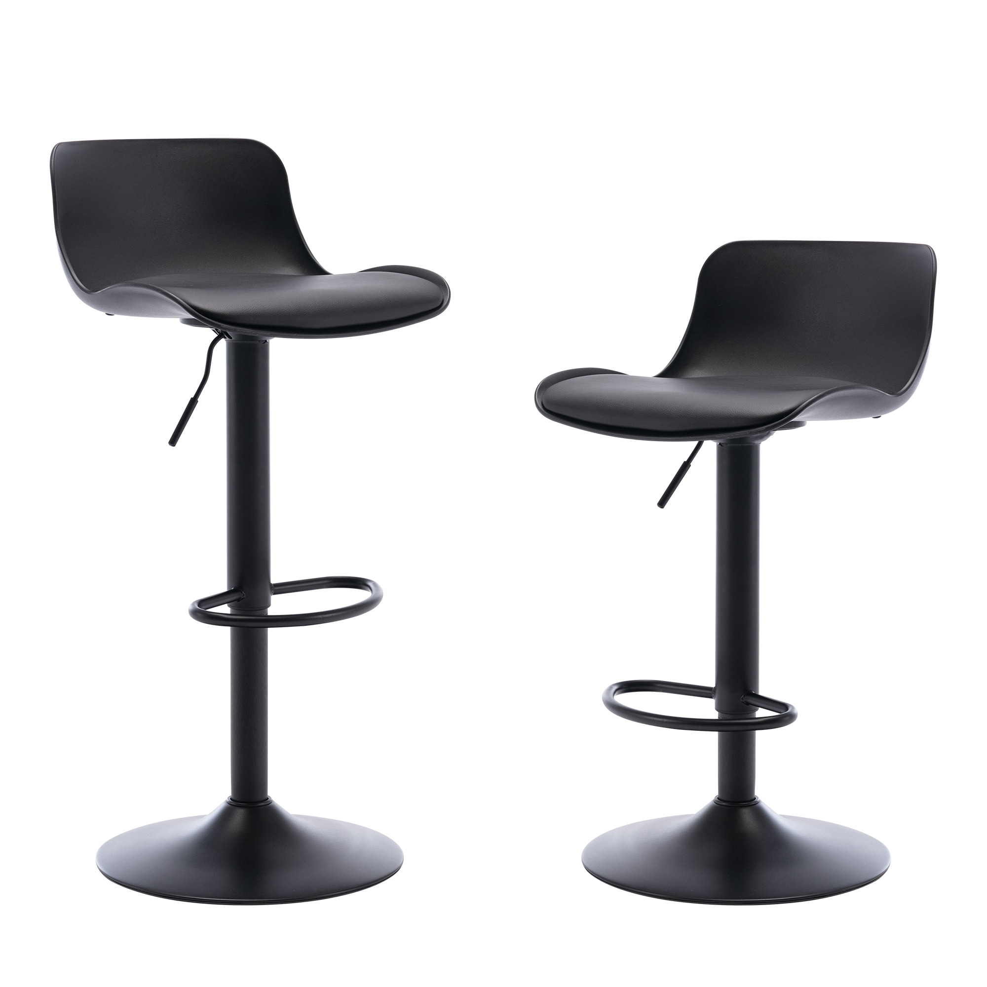 360° Swivel Adjustable Bar Stool for Kitchen Island & Counter Height