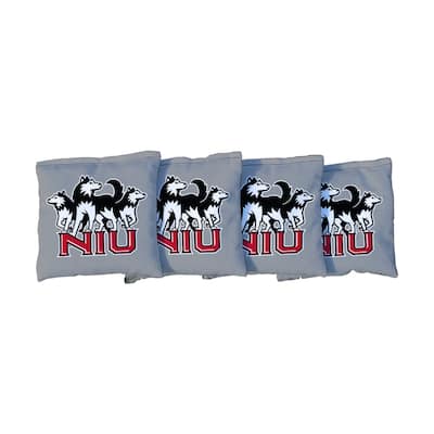 Northern Illinois Grey Cornhole Bags