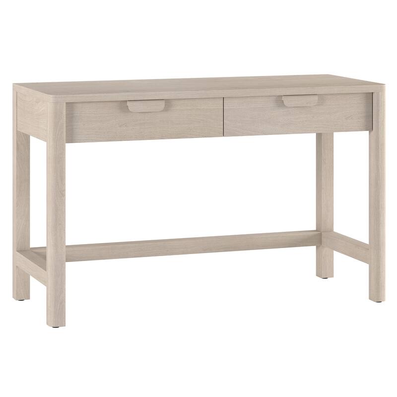 Fern 48" Wide Rectangular Desk - Alder White