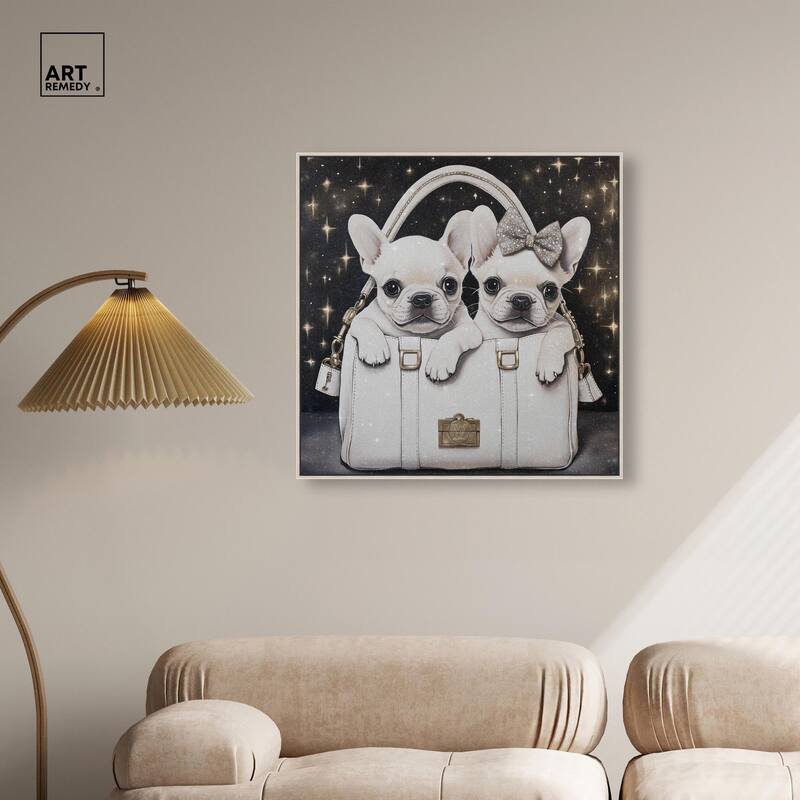 Constellation Frenchie Purse Canvas by Art Remedy