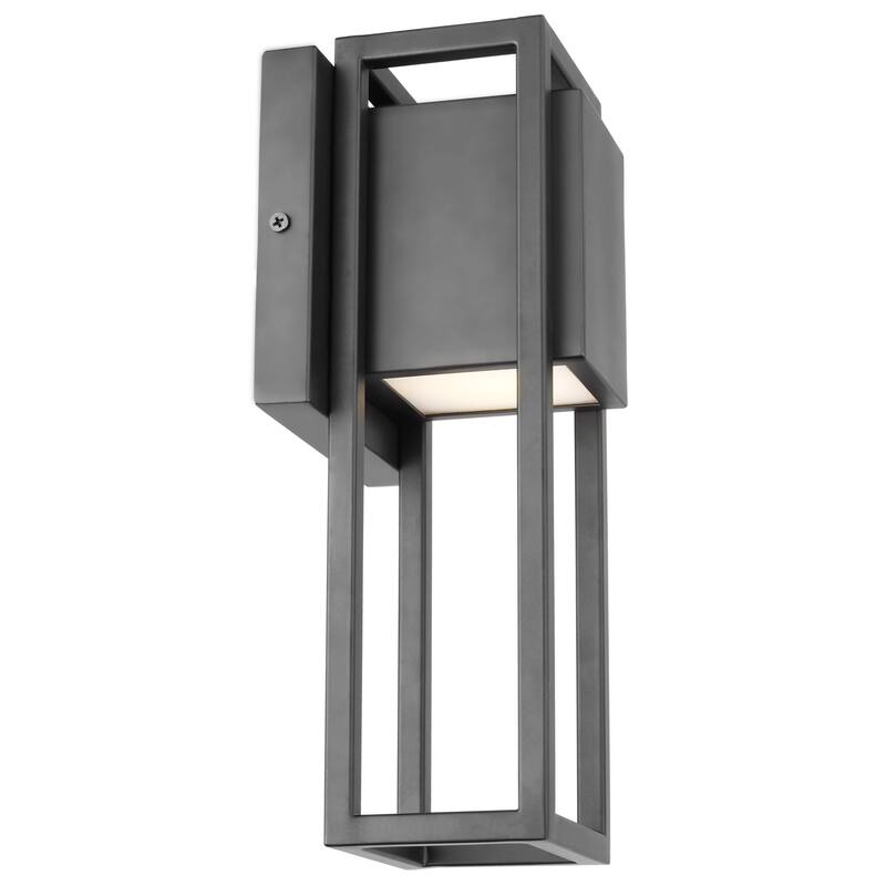 Supreme 10W LED Small Wall Lantern Matte Black Finish