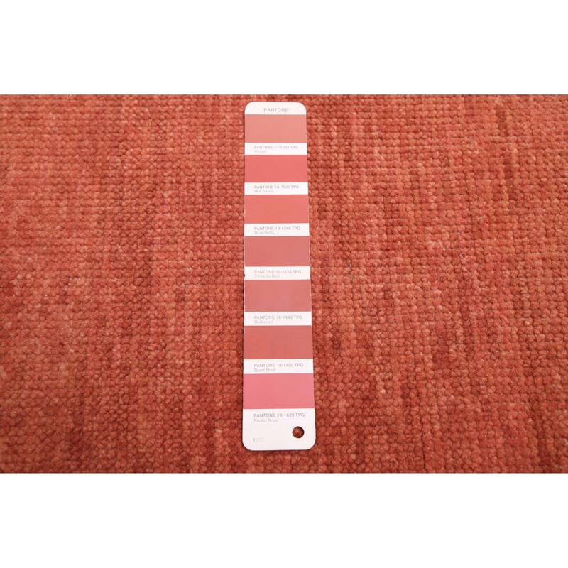 ECARPETGALLERY Hand-knotted Pak Finest Gabbeh Copper Wool Rug - 7'8 x 9'11