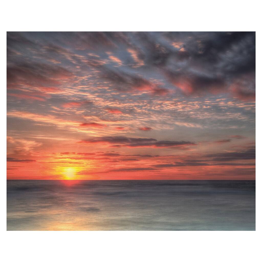 Atlantic Sunrise No. 9 by Robert J. Amoruso Canvas Art Print