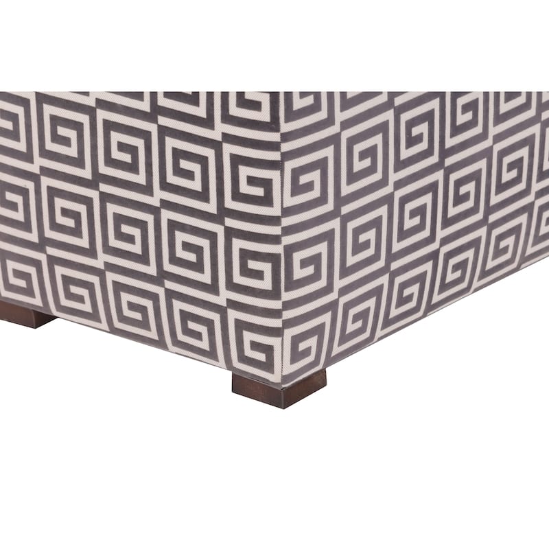 Angela Transitional Wood Storage Bench