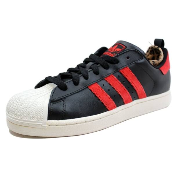 Shop Adidas Men S Superstar Ii 2 Leopard Print Black Red White D74390 Overstock 26024624