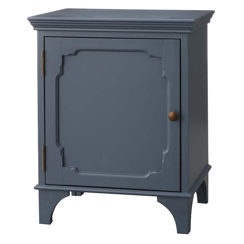 Lifestorey Andrea 1-Door Nightstand - Blue