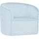 preview thumbnail 1 of 10, Evolur Barbie Be Bold Be You Kid's Sofa Light Blue