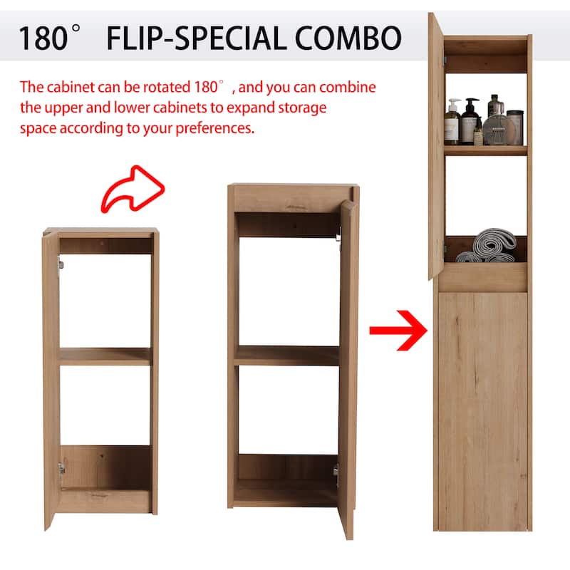 Malwee 12"/36" Bathroom Cabinet Wall Mounted Storage, Bathroom Medicine Cabinet with Soft Close Door and Shelf Over The Toilet