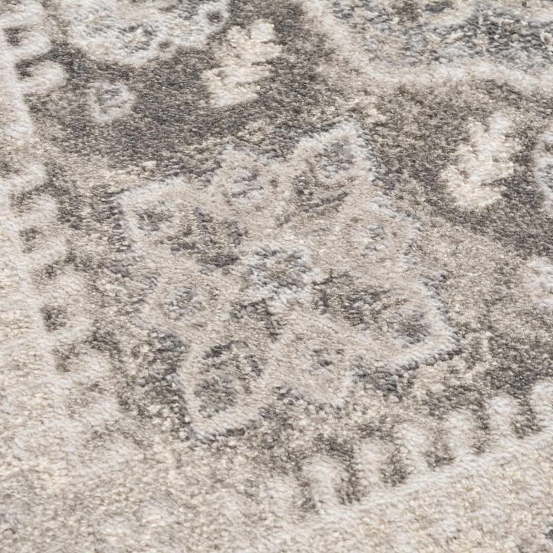 Brend Traditional Oriental Medallion Area Rug