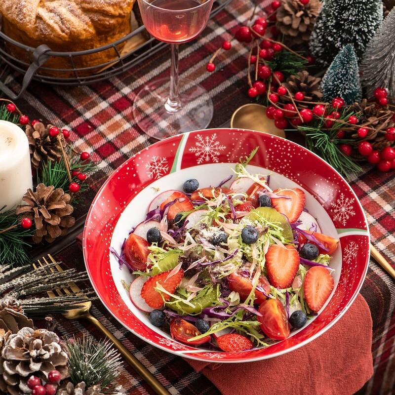 VEWEET Christmas Series 2-Piece Bowl Set