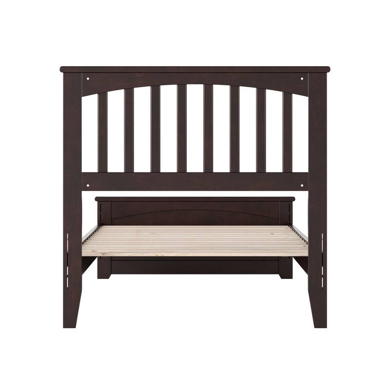 Becket Solid Wood Low Profile Platform Bed with Matching Footboard