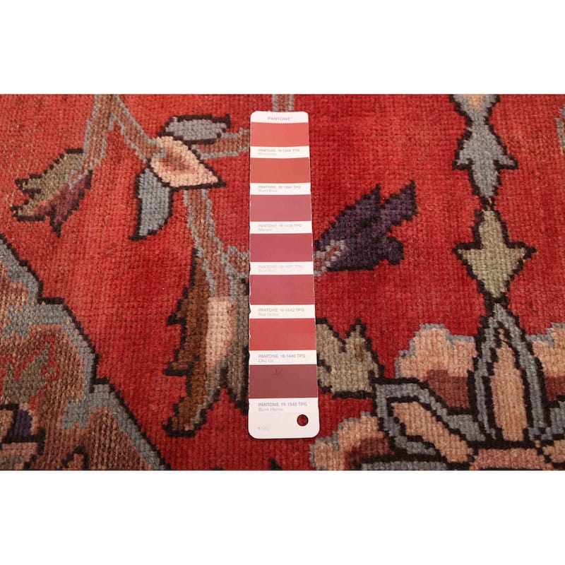 ECARPETGALLERY Hand-knotted Andelz Red Wool Rug - 5'3 x 9'4