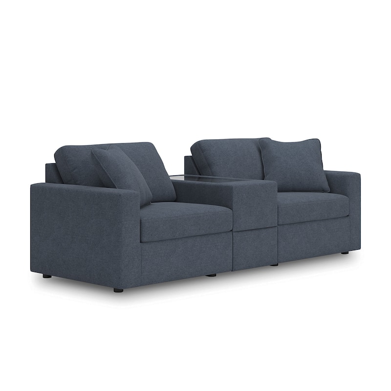Signature Design by Ashley Modmax 3-Piece Sectional with Storage Console - 93" W x 37" D x 36" H