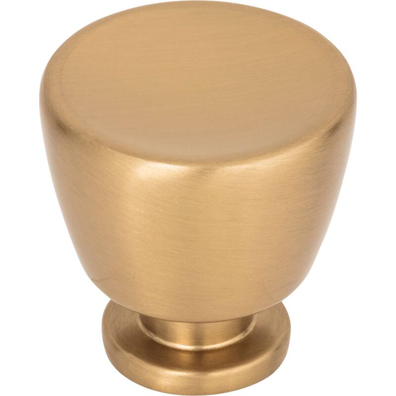 Atlas Homewares Conga 1-1/4 Inch Conical Cabinet Knob - Warm Brass