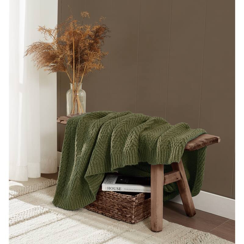 Frye Chevron Textured 50x70 Throw