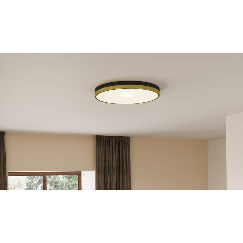 Bellevue QZCF86690 Tubi 20" Wide LED Flush Mount Ceiling Fixture