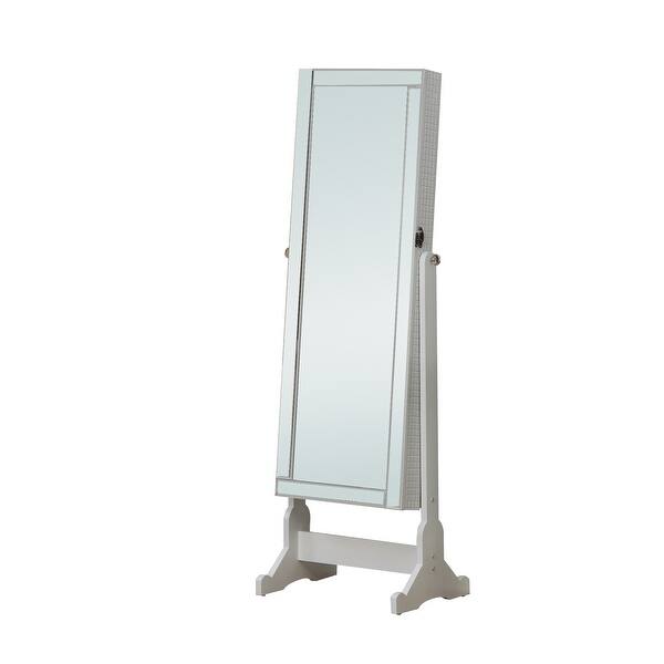 Jewelry Cheval Mirror With Interior Storage , White Bed Bath & Beyond