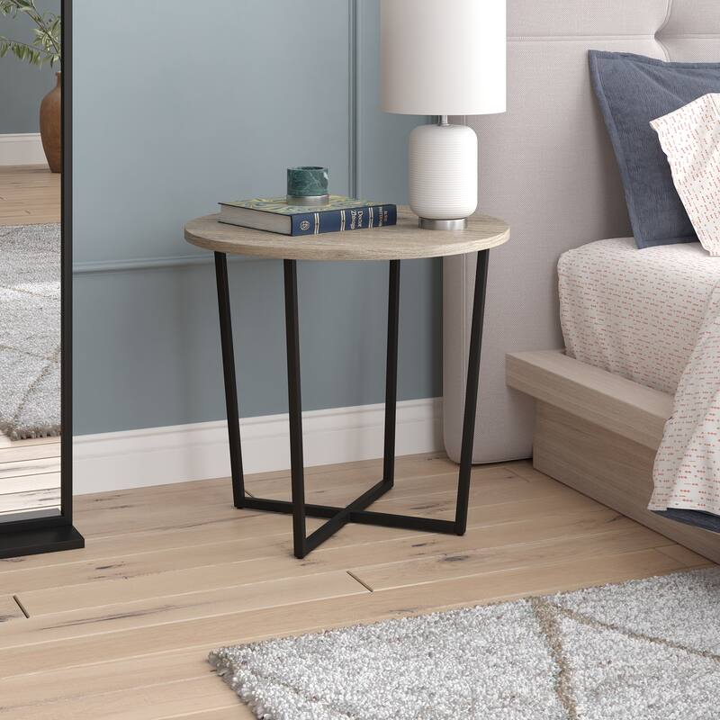 Pivetta 22" Wide Round Side Table