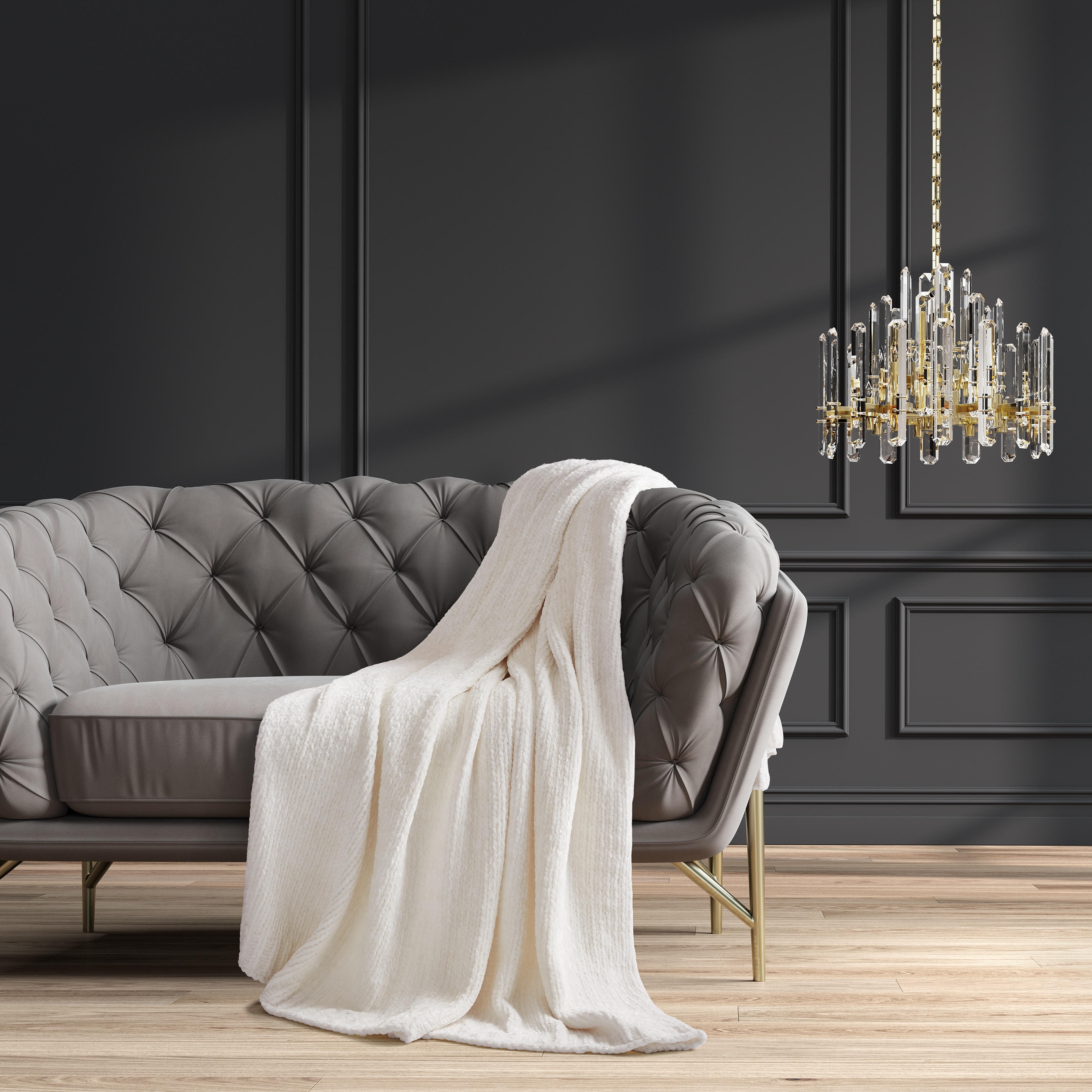 J. Queen New York Birmingham Chenille Throw