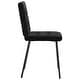 preview thumbnail 5 of 18, vidaXL Dining Chairs 2/4/6 pcs Black Velvet - 17.7" x 21.3" x 32.7"
