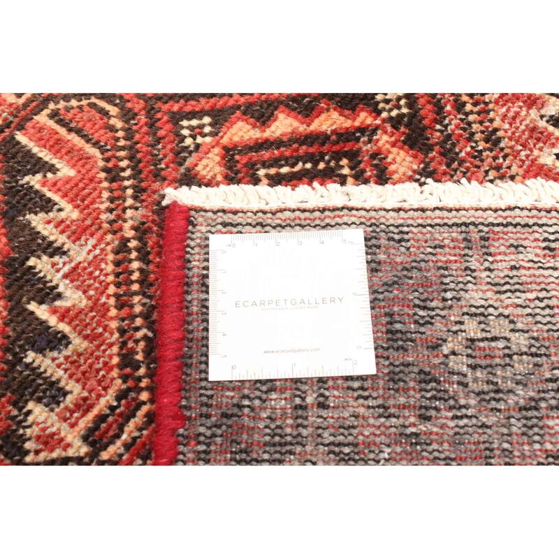 ECARPETGALLERY Hand-knotted Baluch Red Wool Rug - 3'6 x 6'1
