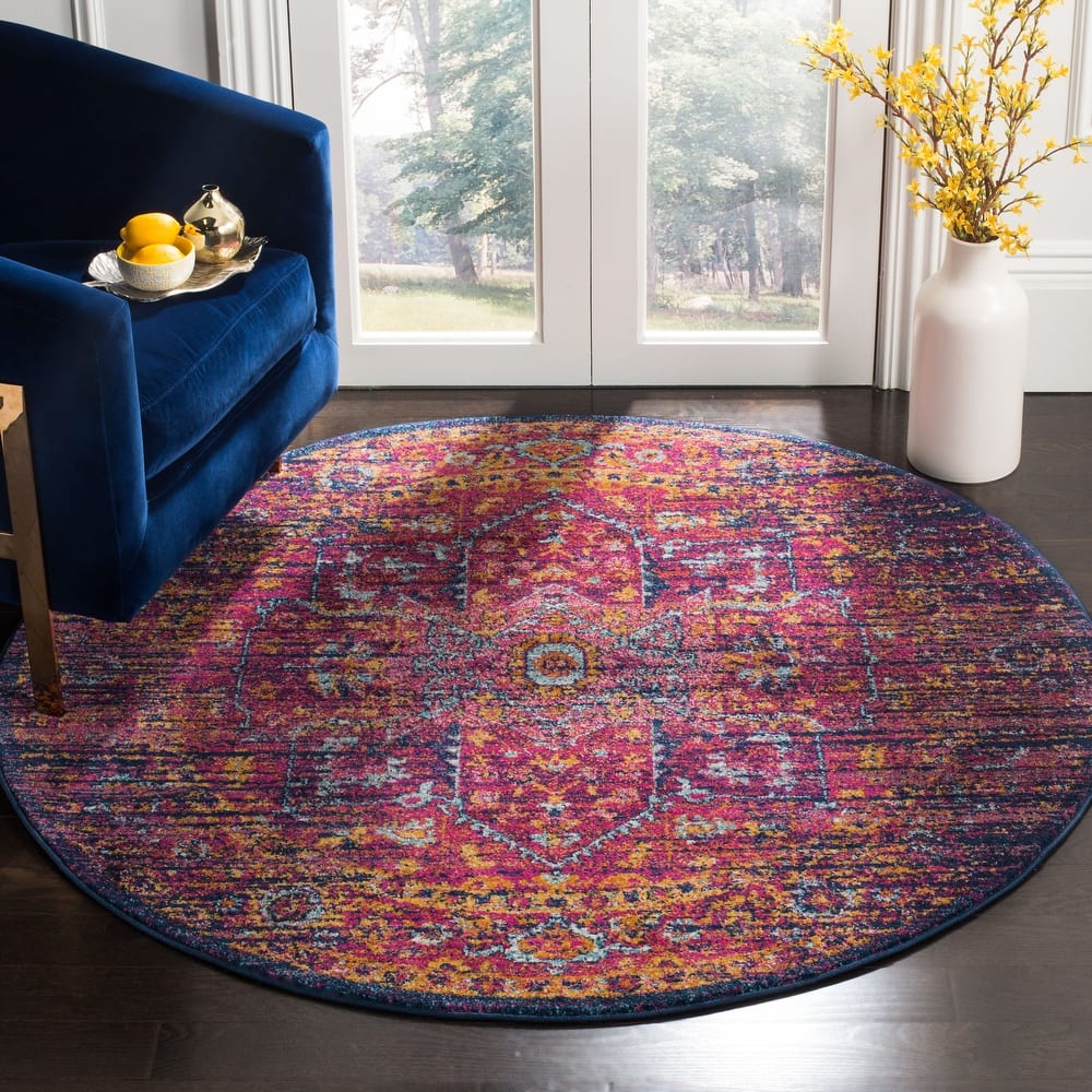 SAFAVIEH Evoke Spasenka Vintage Boho Medallion Rug