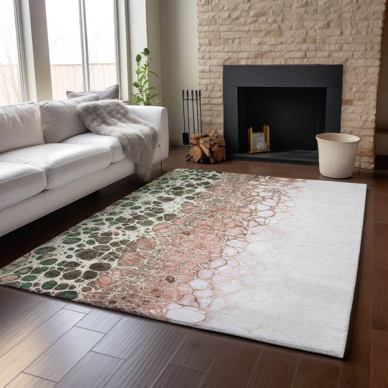 Premium Washable Super Soft Abstract Ombre Mayfield Rug