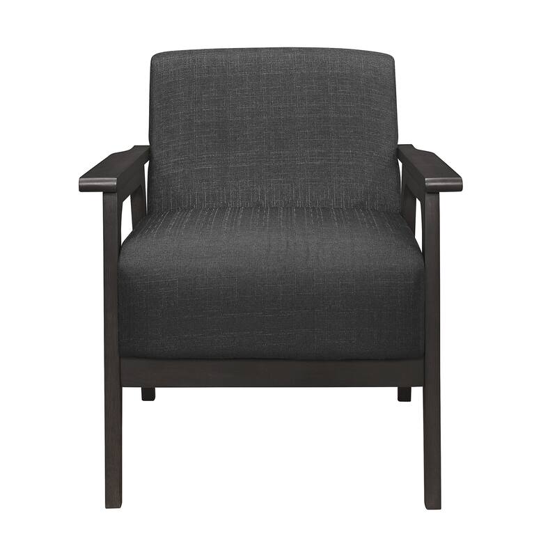 Roweena Wood Arm Accent Chair