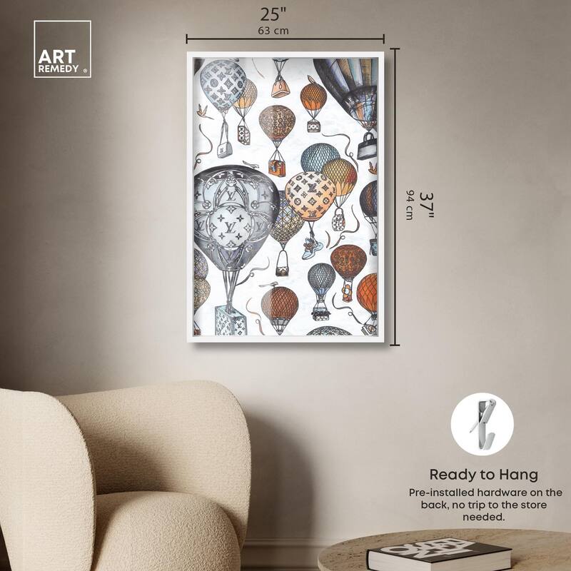 Doll Memories - Fashion Balloons Shadowbox by Art Remedy