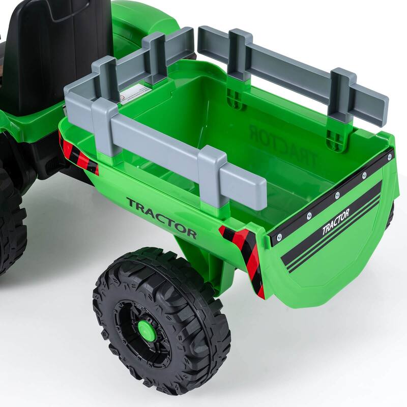 Costway 24V Ride On Tractor for Kids with Detachable Trailer Remote - See Details