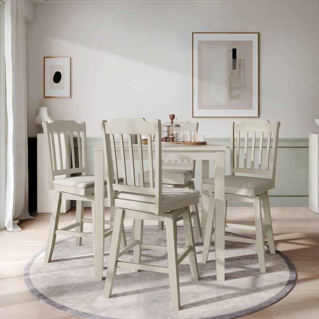 CraftPorch Classic Swivel Counter Dining Set