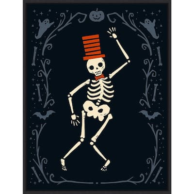 Amanti Art Skeleton Crew II Framed Canvas Wall Art