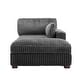 preview thumbnail 91 of 174, 41" W Plush Corduroy Chaise Lounge with Pillows