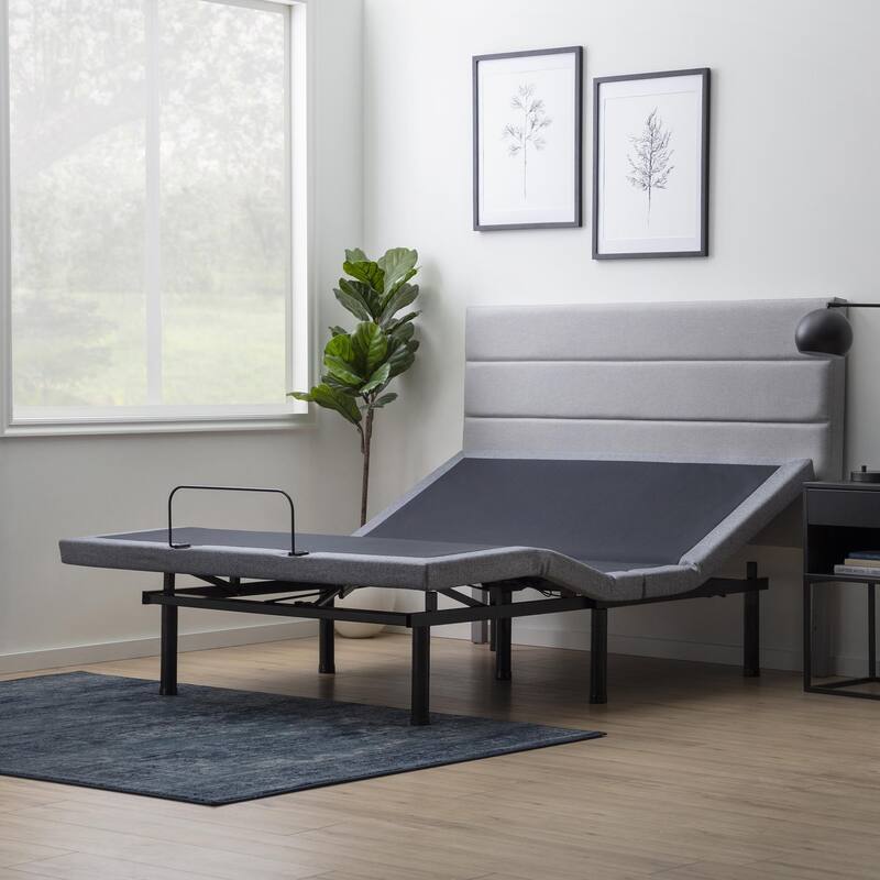 Lucid Advanced Adjustable Bed Base for Mattresses with Wireless Remote and USB Charging Ports