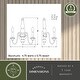 preview thumbnail 5 of 5, Georgetown 2 Light Gray Wood Farmhouse Candle Wall Sconce - 14-in W x 15.5-in H x 8.5-in D