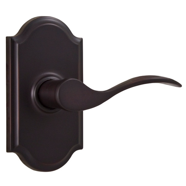 Weslock 1700U-RH Bordeau Right Handed Passage Door Lever Set with Premiere Rose from the Elegance Collection