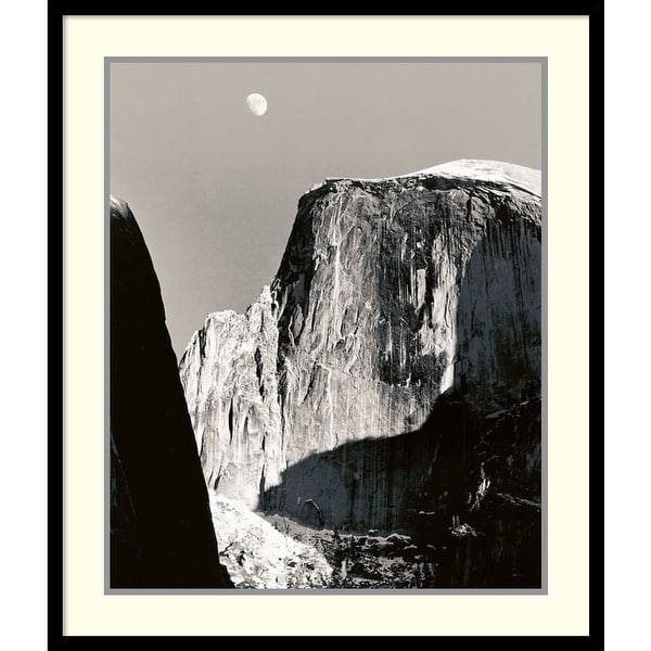 ANSEL ADAMS FINE ART PRINT Half Dome Trees Yosemite landscape photo picture Snow 