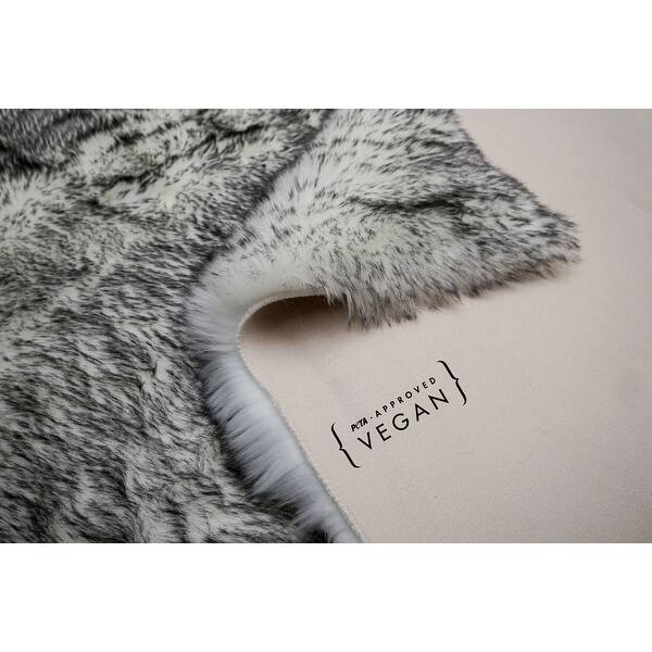 Shop Ecarpetgallery Handmade Faux Sheepskin Plush Grey Tip Rug 4 0 X 6 0 On Sale Overstock 31497524