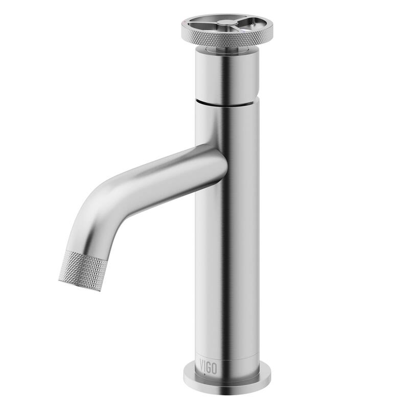 Vigo VG01046 Cass 1.2 GPM 8" H Single Handle Single Hole Bathroom